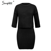 Load image into Gallery viewer, knitted slim sweater