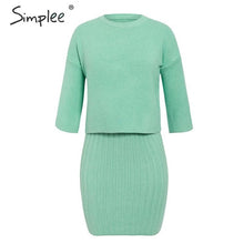 Load image into Gallery viewer, knitted slim sweater