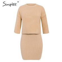 Load image into Gallery viewer, knitted slim sweater