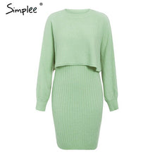 Load image into Gallery viewer, knitted slim sweater