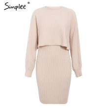 Load image into Gallery viewer, knitted slim sweater